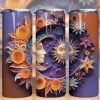 3d Quilling Celestial Tumbler Png
