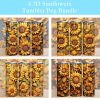 3d Sunflowers Tumbler Png 2