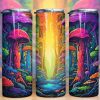 3d Trippy Mushroom Tumbler Png