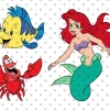 3pcs Ariel svg, Ariel clipart, Ariel Cut file Mermaid svg