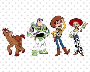 4pcs Toys SVG Bundle, Cowboy Space Ranger SVG