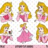 6pcs Aurora SVG Bundle, Sleeping Beauty Svg,Disney Princess Svg
