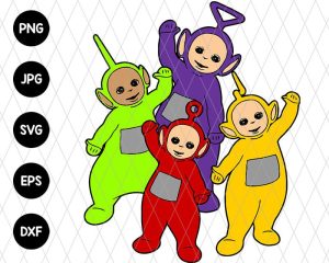 90s Cartoon Svg File