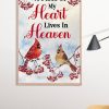 A Piece Of My Heart Lives In Heaven Poster Print