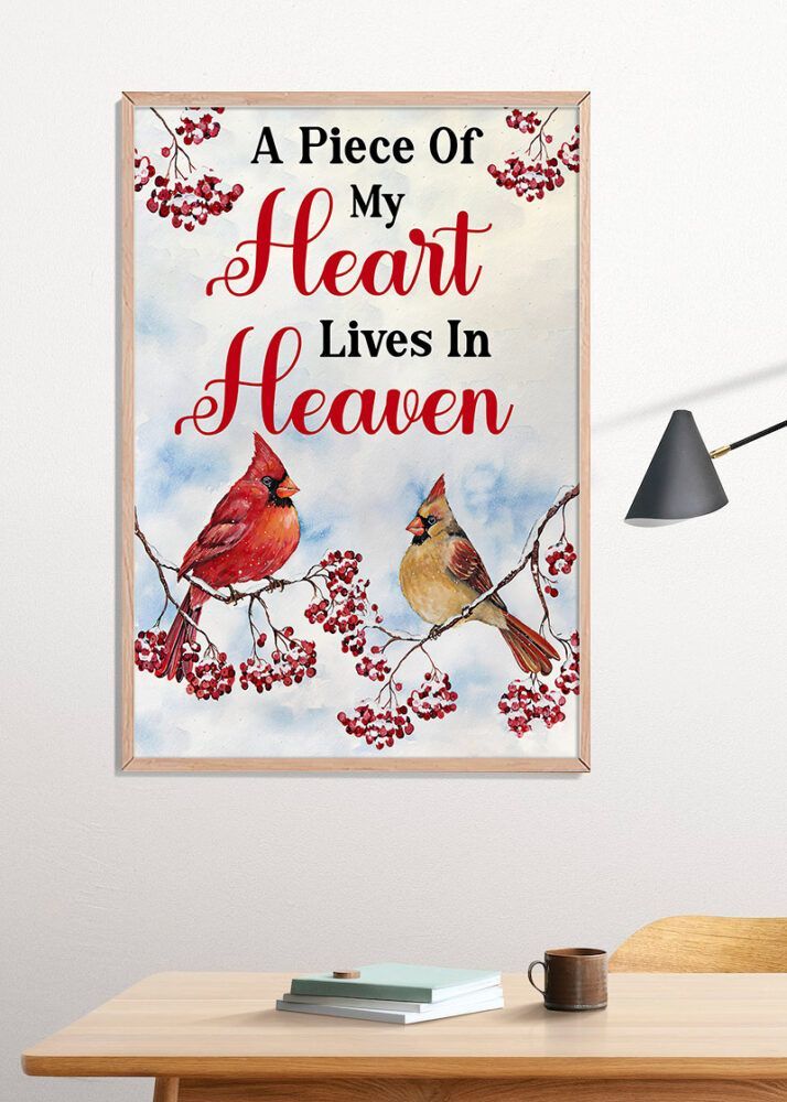 A Piece Of My Heart Lives In Heaven Poster Print A Piece Of My Heart Lives In Heaven Poster Print