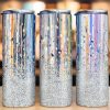 Abstract Confetti Tumbler Png