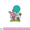 Adorable Pig Cartoon Machine Embroidery Design