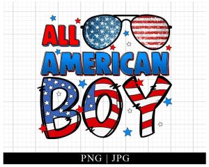 All American Boy Png 4th Of July Png Usa Flag Png