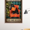 All I Want for Christmas is Cats and Books Poster Print, Digital Poster Wall Art