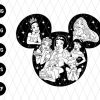 All Princesses Mouse Head Svg File 4