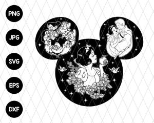 All Princesses Mouse Head Svg File 5