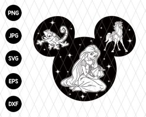 All Princesses Mouse Head Svg File 6