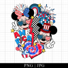 America Mickey Minnie Png