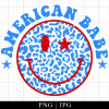 American Babe Smiley Face Png
