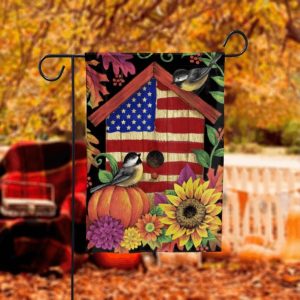 American Birdhouse Garden Flag – 12×18 Garden Flag