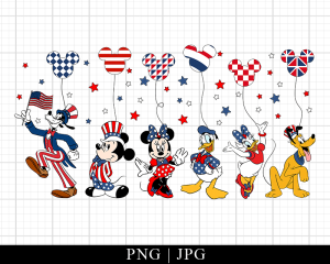 American Mickey And Friends Png