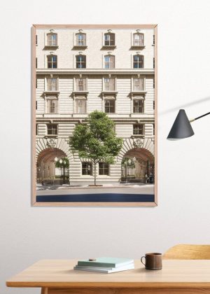 Arconia Windows Poster Print, Digital Poster Wall Art