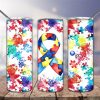 Autism Ribbon Tumbler Png