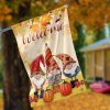 Autumn Gnome Happy Fall Garden Flag – 12×18 Garden Flag