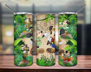 Aventure Map Pirates Disney Cartoon 20oz Sublimation Tumbler Designs