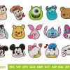 Baby Cartoon Faces Embroidery Design