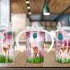 Baby Deer Sippy Cup Sublimation Design