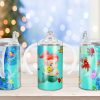 Baby Mermaid Sippy Cup Sublimation Design