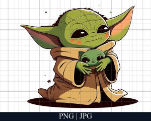 Baby Yoda Printable File Baby Yoda Clip Art Star Wars