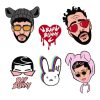 Bad Bunny – Cricut File – Svg, Png, Dxf, Eps