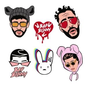Bad Bunny – Cricut File – Svg, Png, Dxf, Eps