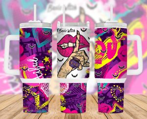 Basic Witch Halloween 40 Oz 2 Piece Tumbler Wrap