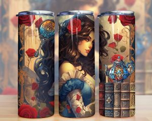 Beauty And The Beast Tumbler Png 2