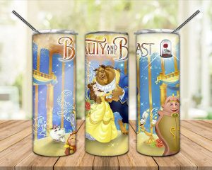 Beauty And The Beast Tumbler Png