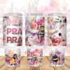 Bee Floral Pray On It 40 Oz 2 Piece Tumbler Wrap