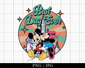 Best Day Ever Mickey And Minnie Png Family Trip 2023 Png