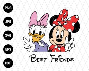 Best Friends Daisy And Minnie Svg File