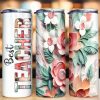 Best Teacher 3d Flowers Tumbler Png