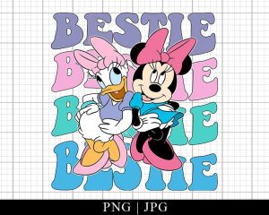 Besties Minnie And Daisy Duck Png Family Trip 2023 Png