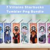 Big Bundle Villains Starbucks Tumbler Png 2