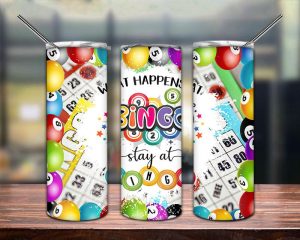Bingo Lover Tumbler Png