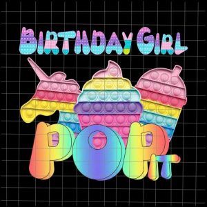 Birthday Girl Pop It Unicorn
