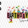 Birthday Squad Mouse Mickey Friends Png