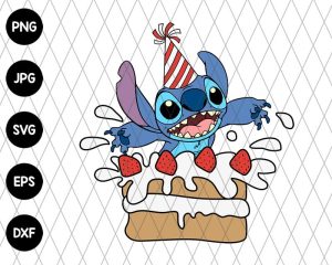 Birthday Svg Lilo And Stitch Svg Birthday Girl Png Stitch Birthday Png