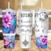 Bitchcraft Flowers 40 Oz 2 Piece Tumbler Wrap