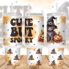 Black Cat Cute But Spooky 40 Oz 2 Piece Tumbler Wrap