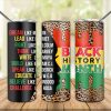 Black History Month Tumbler Png