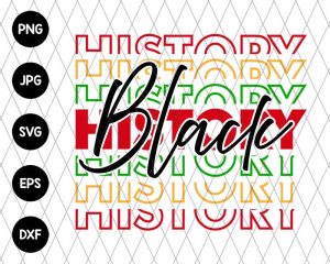 Black History Svg File 3