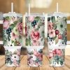 Blush Floral Berries 40 Oz 2 Piece Tumbler Wrap
