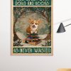 Book And Dog Time Spent With Dogs And Books Poster Print