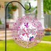 Breast Cancer Awareness Wind Spinner Png File Hanging Wind Spinners For Outdoors